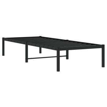 Bettgestell Metall Schwarz 80x200 cm