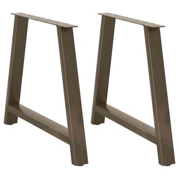 ARDEBO.de - Couchtischbeine A-Form 2 Stk. 90x(72-73) cm Stahl