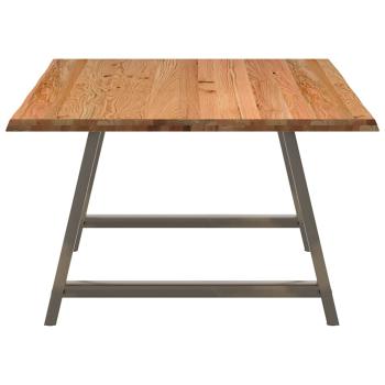 Esstisch mit Baumkanten 180x120x74 cm Massivholz Eiche