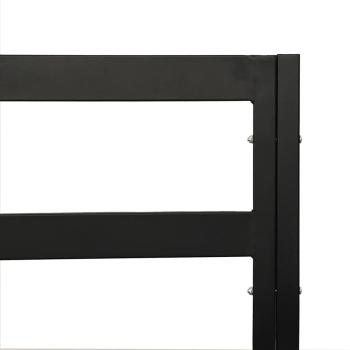 ARDEBO.de - Gartenstuhl mit Grauen Kissen 76x76x79 cm Stahl