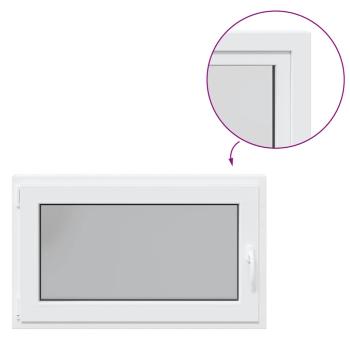 Kellerfenster RISOR 100x60 cm Dreh Kipp DIN Links Weiß