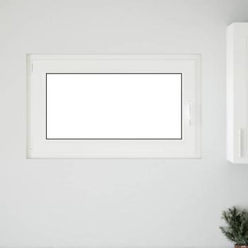 Kellerfenster RISOR 100x60 cm Dreh Kipp DIN Links Weiß