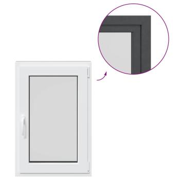 Kellerfenster RISOR 60x80 cm Dreh Kipp DIN Rechts Anthrazit