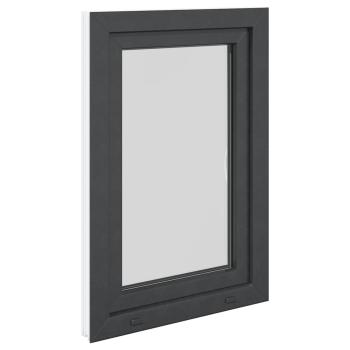 Kellerfenster RISOR 60x80 cm Dreh Kipp DIN Rechts Anthrazit