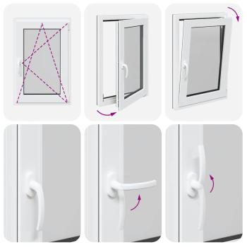 Kellerfenster RISOR 60x80 cm Dreh Kipp DIN Rechts Anthrazit
