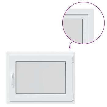 Kellerfenster RISOR 80x60 cm Dreh Kipp DIN Rechts Weiß