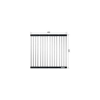 Blanco Klappmatte, 460x425mm, Edelstahl/Kunststoff (238482)