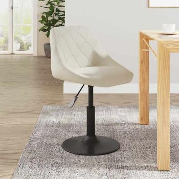 ARDEBO.de - Esszimmerstuhl Creme Samt