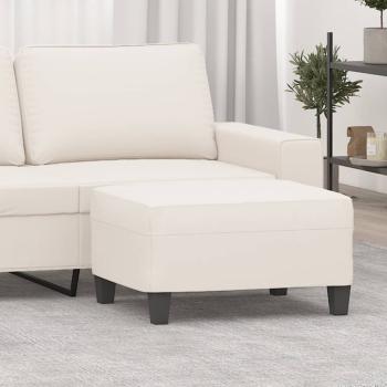 ARDEBO.de - Fußhocker Beige 70x55x41 cm Mikrofasergewebe