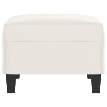 Fußhocker Beige 70x55x41 cm Mikrofasergewebe