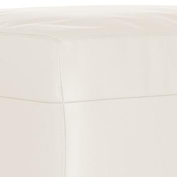 Fußhocker Beige 70x55x41 cm Mikrofasergewebe