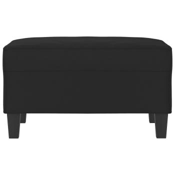 Fußhocker Schwarz 70x55x41 cm Mikrofasergewebe