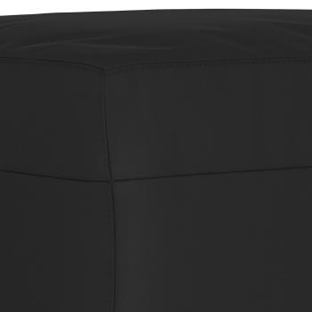 Fußhocker Schwarz 70x55x41 cm Mikrofasergewebe