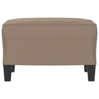 Fußhocker Taupe 60x50x41 cm Mikrofasergewebe