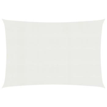 ARDEBO.de - Sonnensegel 160 g/m² Weiß 2x3,5 m HDPE