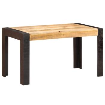 ARDEBO.de - Esstisch 140x70x76 cm Raues Mango-Massivholz