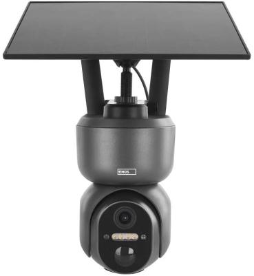 EMOS H4058 GoSmart rotierende Outdoor IP-Kamera, 4G/LTE, IP-6000, OWL, grau (3024040580)