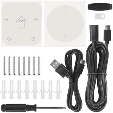 EMOS H4058 GoSmart rotierende Outdoor IP-Kamera, 4G/LTE, IP-6000, OWL, grau (3024040580)