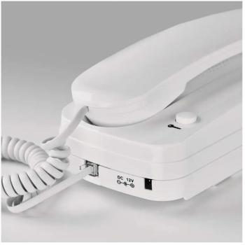 EMOS H1085 Gegensprechanlage Set, 1 Teilnehmer, 12 V DC, Kunststoff, weiß (3010000291 )