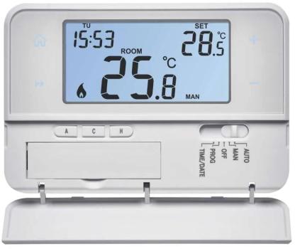 EMOS P5606OT OpenTherm Raumthermostat, programmierbar, verkabelt, weiß (2101208000)