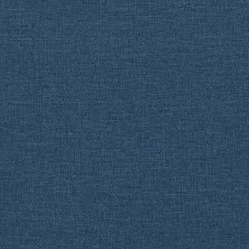 Boxspringbett mit Matratze Blau 80x200 cm Stoff