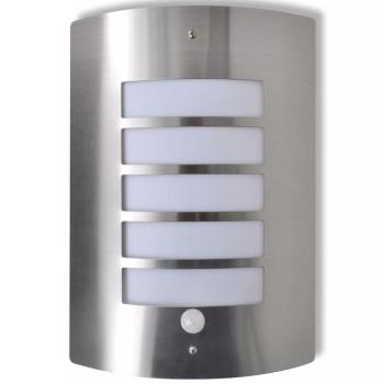 ARDEBO.de - Edelstahl-Wandlampe mit dem Bewegungsmelder