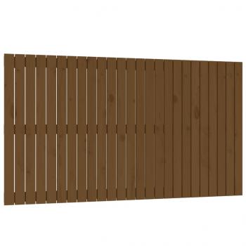 Wand-Kopfteil Honigbraun 159,5x3x90 cm Massivholz Kiefer