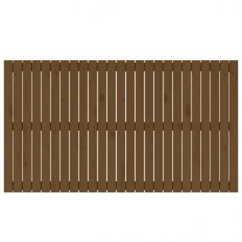 Wand-Kopfteil Honigbraun 159,5x3x90 cm Massivholz Kiefer