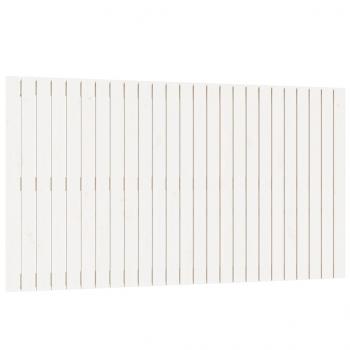 Wand-Kopfteil Weiß 159,5x3x90 cm Massivholz Kiefer