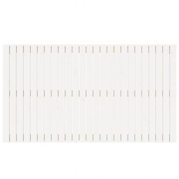 Wand-Kopfteil Weiß 159,5x3x90 cm Massivholz Kiefer