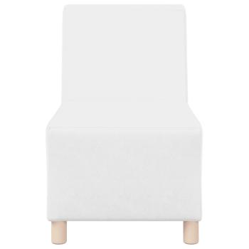 Sessel Weiß 55 cm Kunstleder