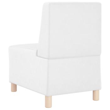 Sessel Weiß 55 cm Kunstleder