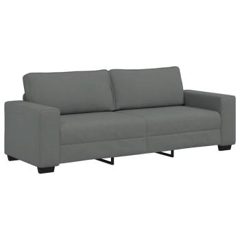 3-Sitzer-Sofa Dunkelgrau 180 cm Stoff