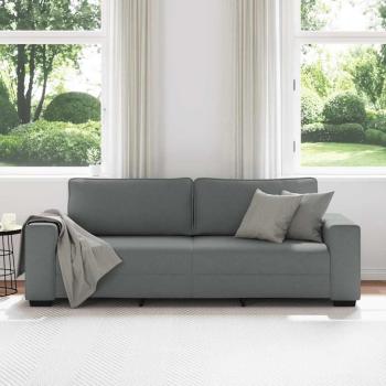 3-Sitzer-Sofa Dunkelgrau 180 cm Stoff