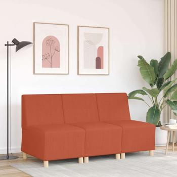 Sessel Rot Orange 55 cm Cordstoff