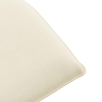 Sonnenliege Klappbar Creme 175x54x8,5 cm Oxford-Gewebe