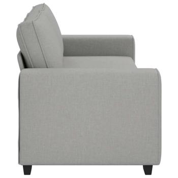 ARDEBO.de - 3-Sitzer-Sofa Wolkengrau 180 cm Stoff