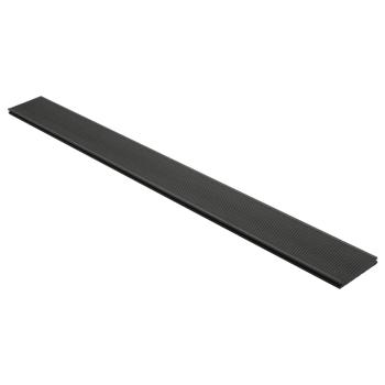 WPC Massive Terrassendielen mit Zubehör 10 m² 2,2 m Schwarz