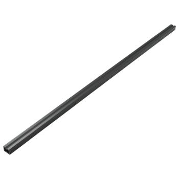 WPC Massive Terrassendielen mit Zubehör 10 m² 2,2 m Schwarz