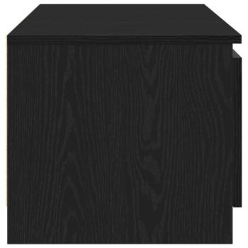 TV-Schrank Schwarz Eichen-Optik 140x40x36 cm Holzwerkstoff