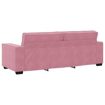 3-Sitzer-Sofa Rosa 180 cm Samt