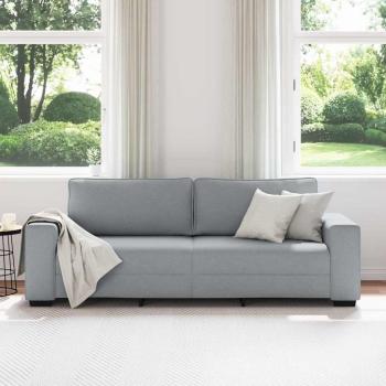 3-Sitzer-Sofa Hellgrau 180 cm Stoff