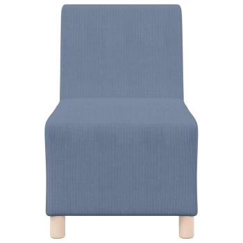 Sessel Blau 55 cm Cordstoff