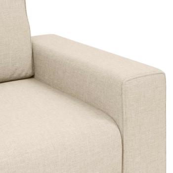 3-Sitzer-Sofa 180 cm Leinen