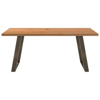 Esstisch Hellbraun 180x100x74 cm Massivholz Eiche Rechteckig