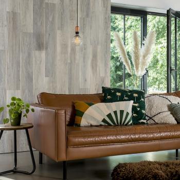 WallArt Paneele Holzoptik Scheunenholz-Eiche Weiß Getüncht