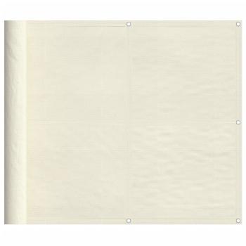 Balkon-Sichtschutz Creme 90x800 cm 100 % Polyester-Oxford