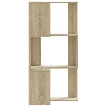 Eck-Bücherregal 3 Böden Sonoma-Eiche 50x50x102 cm Holzwerkstoff