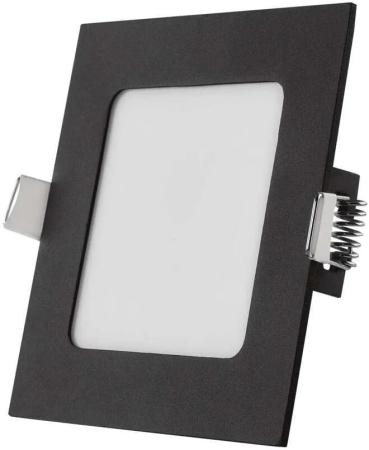 ARDEBO.de EMOS NEXXO ZD2323 LED-Einbauleuchte, quadratisch, Change CCT, 7W, 1600lm, 120x120mm, schwarz (1540240670)
