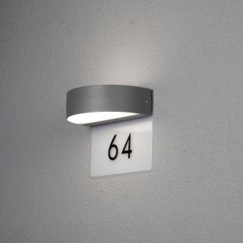 Konstsmide LED Monza Wandleuchte, grau (7855-370)